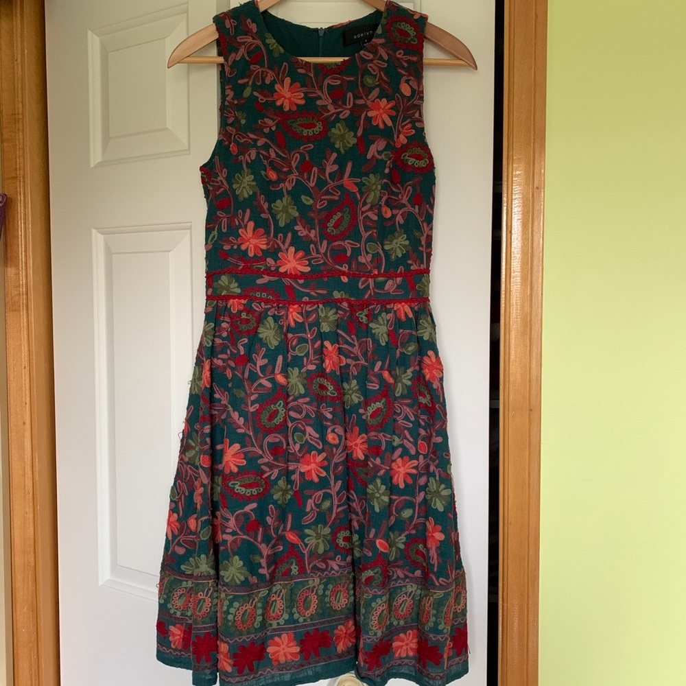 Anthropologie Adelyn Rae embroidered dress